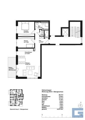 Haus C - Wohnung 24 - 1. Obergeschoss