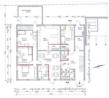 Grundriss Nebenhaus EG
