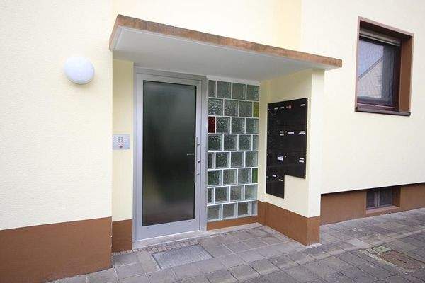 Überdachter Hauseingang