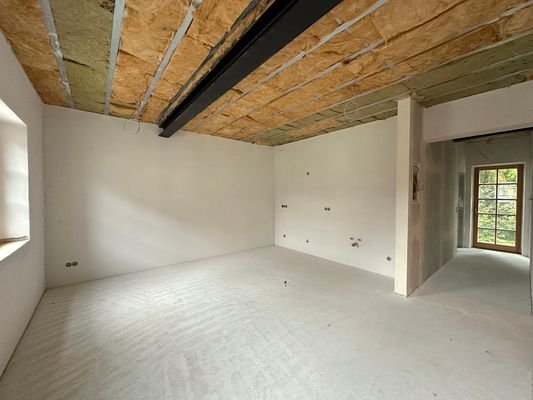 1.OG  Küche und Wohnzimmer