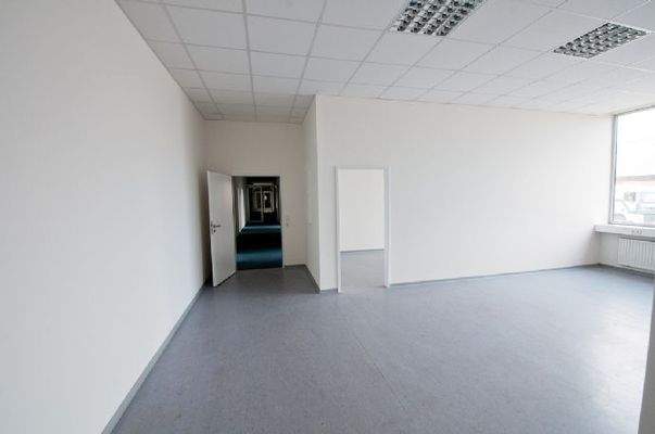 Büroraum (Großraumbüro mit Linoleum-Boden)