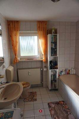 das Badezimmer in der ELW