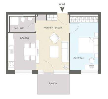 Grundriss Wohnung 08