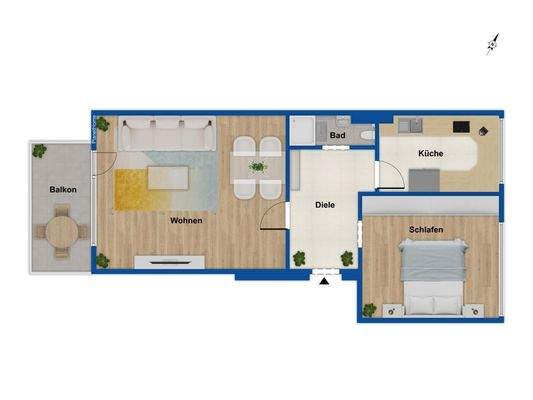 Grundriss 2. Obergeschoss