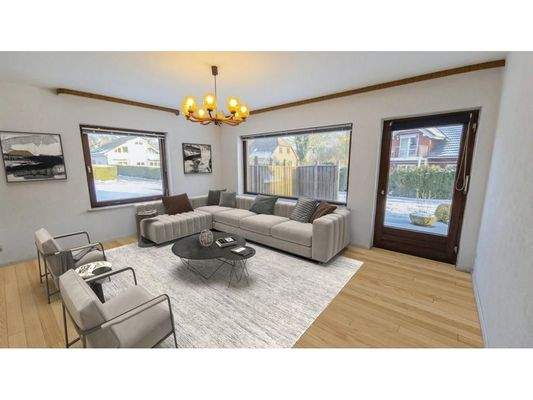 Wohnzimmer - Digitales Staging