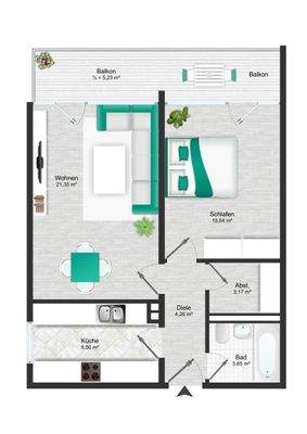 Grundriss Wohnung München