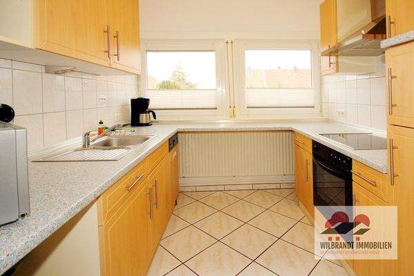 Küche im Dachgeschoss