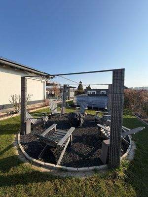 Feuerstelle mit Sitzecke