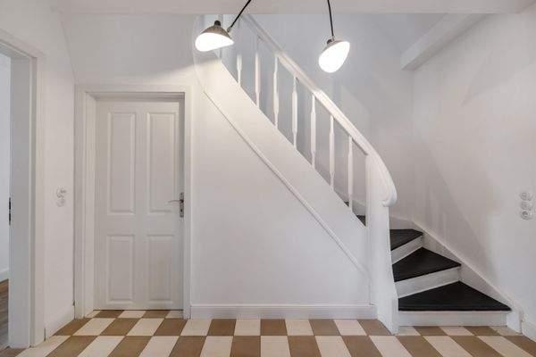 Historisches Holz-Treppenhaus