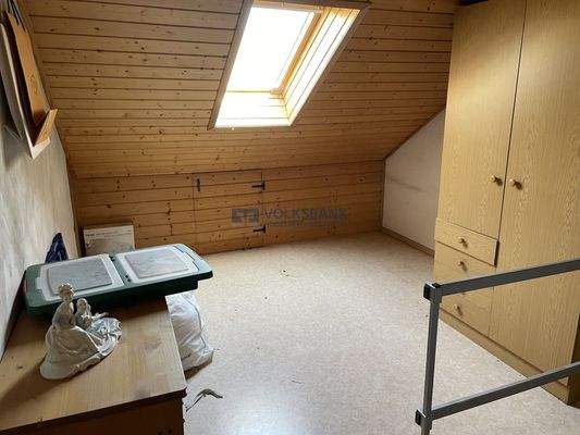 Stauraum im Dachgeschoss