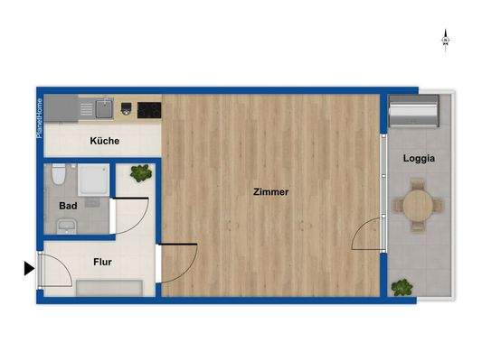 Grundriss 3. Obergeschoss