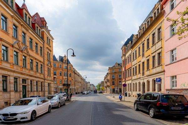 Blick in die Straße