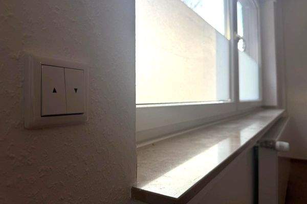 Detailansicht: elektrische Jalousien