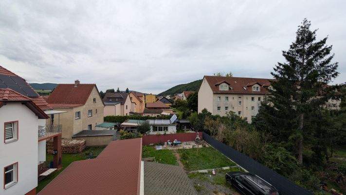 Aussicht nach hinten