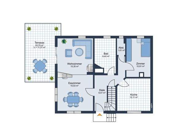 Grundriss Erdgeschoss