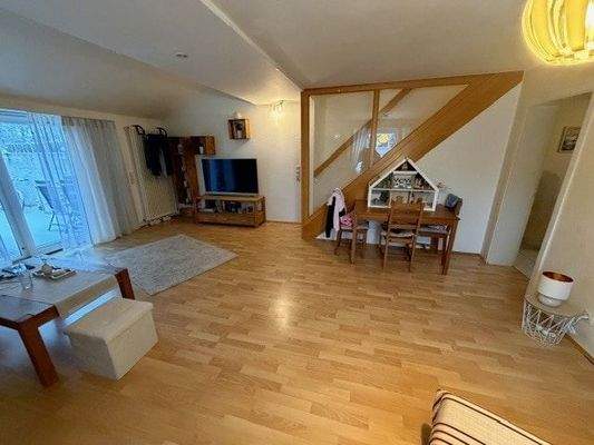 Blick in das Wohnzimmer