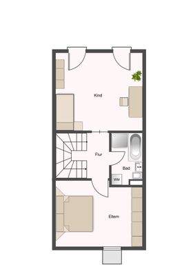 Grundriss Obergeschoss