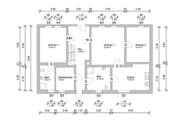 Grundriss Erdgeschoss