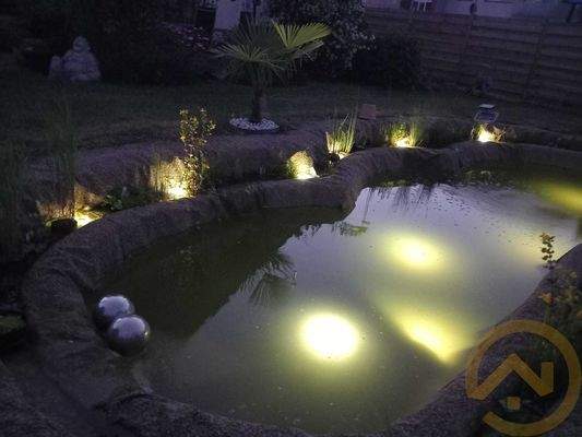 Teich bei Dämmerung