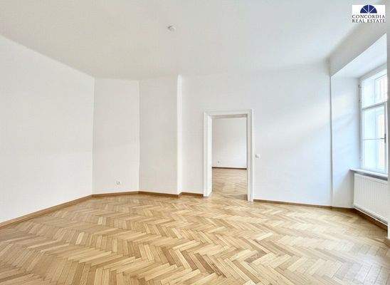 Ansicht zu zwei Zimmer