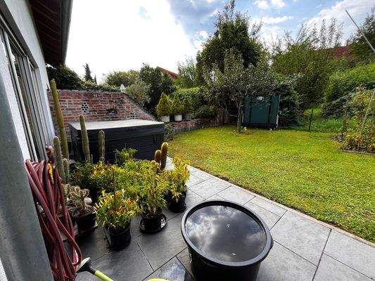 Aussicht in den Garten