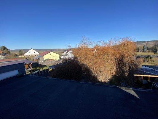 Blick von dem Balkon