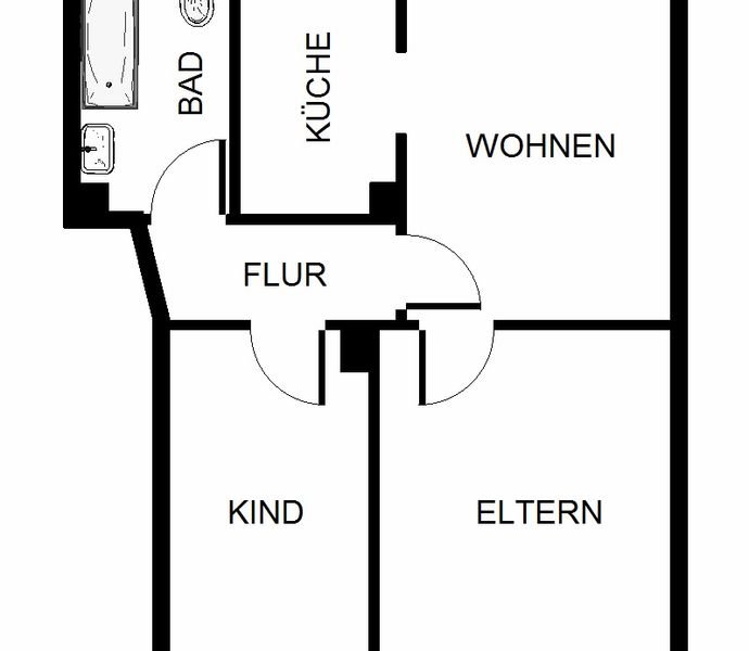 3,5 Zimmer Wohnung in Gelsenkirchen (Hassel)
