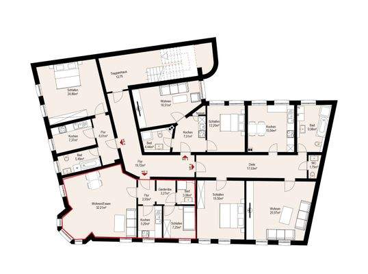 2. Obergeschoss Wohneinheit 05