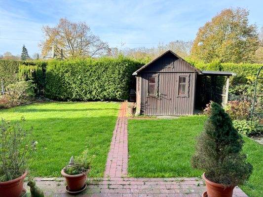 Blick in den Gemeinschaftsgarten