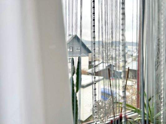 Blick aus dem Schlafzimmer