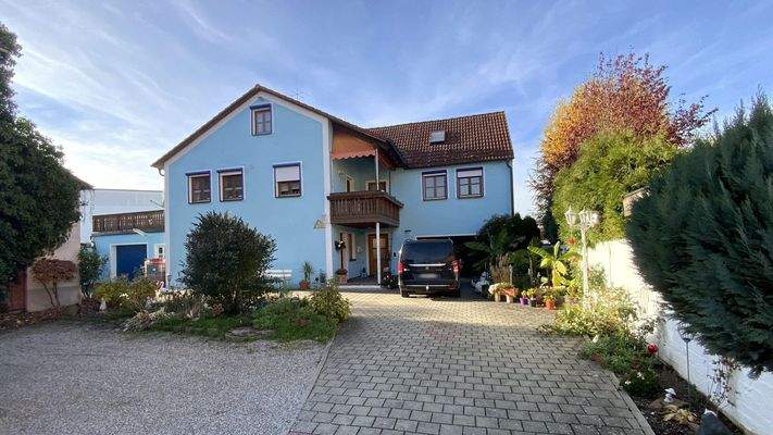 Blick auf das Wohnhaus