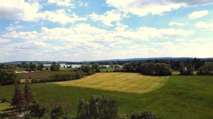 Drohnenaufnahme, Lage, Seenähe, Vogelinsel