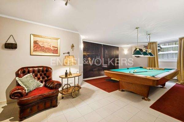 Partyraum im Kellergeschoss