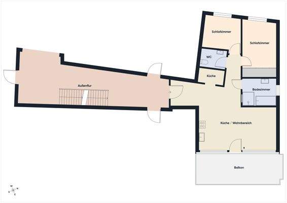 Grundriss ohne Maßstab 