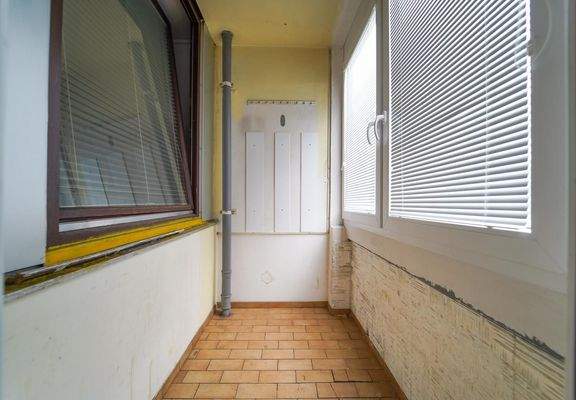 Loggia bei Wohnzimmer