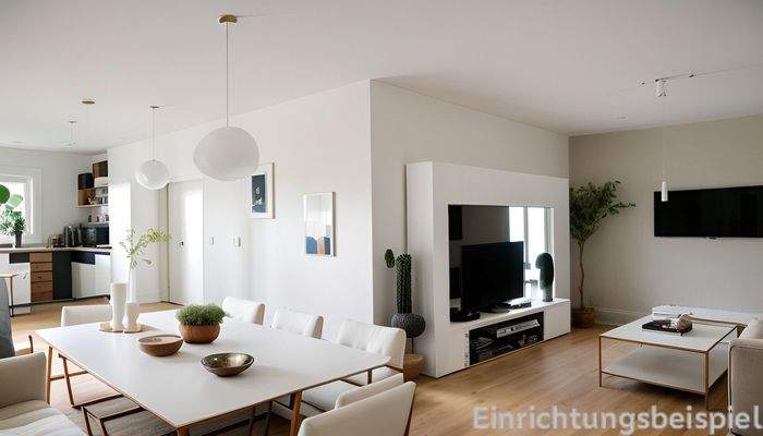 Visualisierung Wohn-Esszimmer