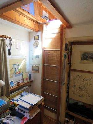 Zugang zum ausgebauten Spitzboden