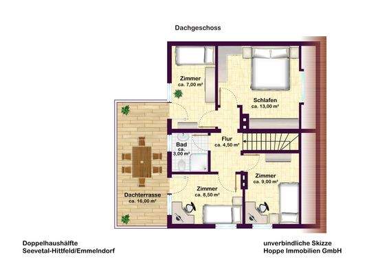 Grundriss Dachgeschoss