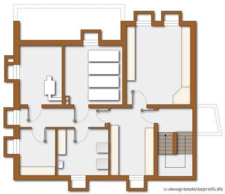 Grundriss Keller (Gestaltungsbeispiel)