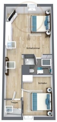 Maisonette-mit-Doppelgarage-Feucht - 3D - 2. Obergeschoss - Image