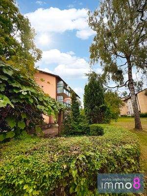 Der grüne Balkonblick 