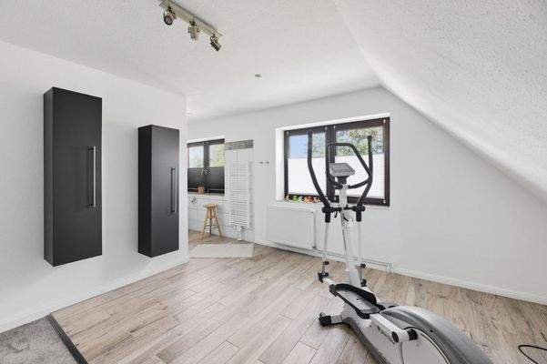 offen zum geplanten Wellnessbereich