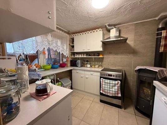 Küche mit Schwedenofen