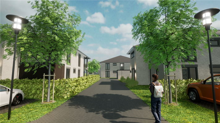 Blick von der Straße