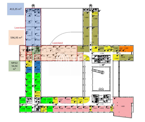 Grundriss 1. OG - Freie Fläche