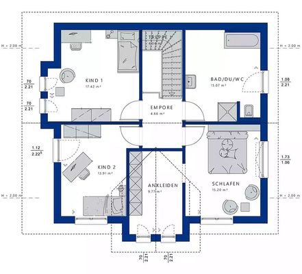 Planungsentwurf Grundriss DG