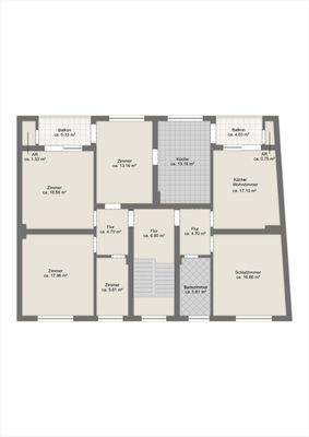 Grundriss 1. Obergeschoss