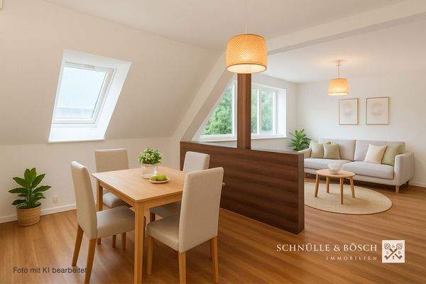 Das Esszimmer - mit KI bearbeitet