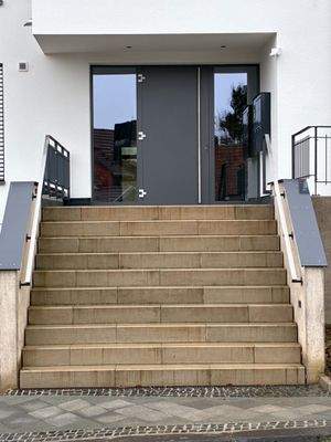 Hauseingang Straßensicht