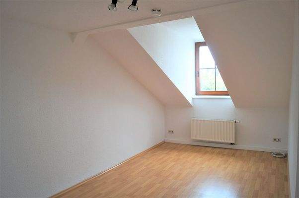 Blick ins Schlafzimmer